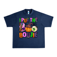 Navy Hallowen Boo Urban Heavy Tee - AdoDesignShop