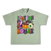 Oil Green Hallowen Boo Urban Heavy Tee - AdoDesignShop