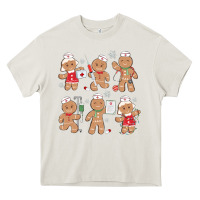 Cream nurse gingerbread Heavy Core Tee - MaliasSmallBusiness