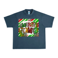 Midnight Navy merry texmas  christmas Urban Heavy Tee - AdoDesignShop