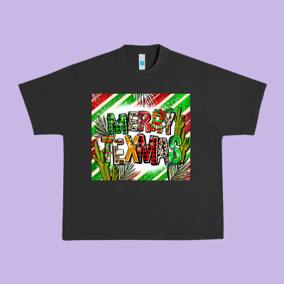 Merry Texmas  Christmas Urban Heavy Tee Designed By Adodesignshop