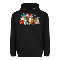 Black christmas coffee Heavyweight Hoodie - MaliasSmallBusiness