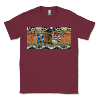 Burgundy soldier dad license  plate Classic Tee - Artiststas