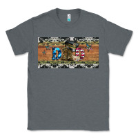 Charcoal Heather soldier dad license  plate Classic Tee - Artiststas