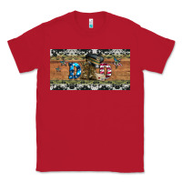 Red soldier dad license  plate Classic Tee - Artiststas