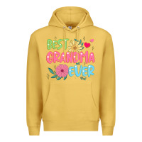 Antique Gold best grandma ever Premium Hoodie - JahusDesignShop