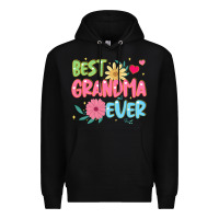 Black best grandma ever Premium Hoodie - JahusDesignShop