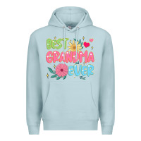 Blue Mist best grandma ever Premium Hoodie - JahusDesignShop