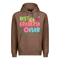 Chestnut best grandma ever Premium Hoodie - JahusDesignShop