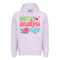 Lilac best grandma ever Premium Hoodie - JahusDesignShop