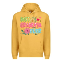 Mustard best grandma ever Premium Hoodie - JahusDesignShop