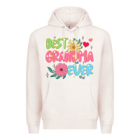 Pale Pink best grandma ever Premium Hoodie - JahusDesignShop