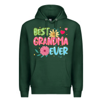 Sports Green best grandma ever Premium Hoodie - JahusDesignShop