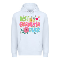 White best grandma ever Premium Hoodie - JahusDesignShop