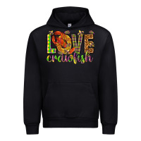 Black Mardi Gras love Crawfish Urban Hoodie - HowdyJamesFarm