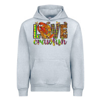 Heather Grey Mardi Gras love Crawfish Urban Hoodie - HowdyJamesFarm