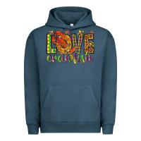 Pigment Midnight Navy Mardi Gras love Crawfish Urban Hoodie - HowdyJamesFarm