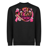Black breast cancer go fight cure football Heavyweight Sweatshirt - JahusDesignShop