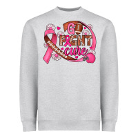 Heather Grey breast cancer go fight cure football Heavyweight Sweatshirt - JahusDesignShop