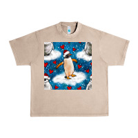 French Oak christmas penguin and heart seamless pattern Urban Heavy Tee - BundleAndBundleShop