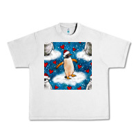 Lunar Rock christmas penguin and heart seamless pattern Urban Heavy Tee - BundleAndBundleShop