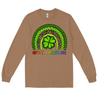 Toasted Coconut Happy St. Patrick's Day Shamrock Rainbow Long Sleeve Tee - Artiststas