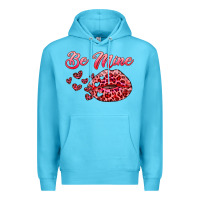 Ocean Blue be mine kiss Premium Hoodie - RanaPortraitStore