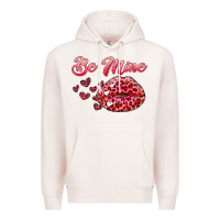 Pale Pink be mine kiss Premium Hoodie - RanaPortraitStore
