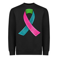 Black metastatic breast cancer ribbon Heavyweight Sweatshirt - JahusDesignShop