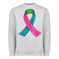 Heather Grey metastatic breast cancer ribbon Heavyweight Sweatshirt - JahusDesignShop
