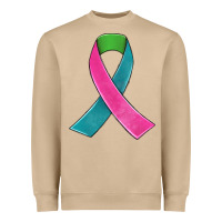 Mushroom metastatic breast cancer ribbon Heavyweight Sweatshirt - JahusDesignShop