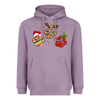 Lavender christmas paws Heavyweight Hoodie - MaliasSmallBusiness