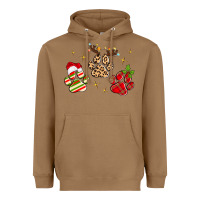 Toasted Coconut christmas paws Heavyweight Hoodie - MaliasSmallBusiness
