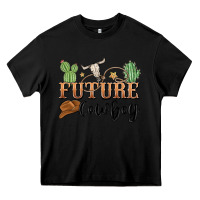 Black future cowboy Heavy Core Tee - MaliasSmallBusiness