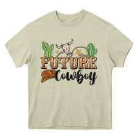 Mossy future cowboy Heavy Core Tee - MaliasSmallBusiness
