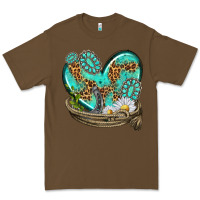 Cacao turquoise western heart with horseshoe Premium Tee - texasbilliewilder