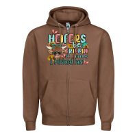 Chestnut heifers be trippin' Zipper Hoodie - MaliasSmallBusiness
