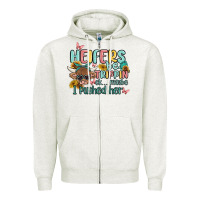 Oatmeal Heather heifers be trippin' Zipper Hoodie - MaliasSmallBusiness