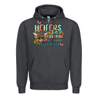 Smoke heifers be trippin' Zipper Hoodie - MaliasSmallBusiness