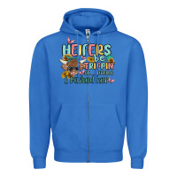 True Royal heifers be trippin' Zipper Hoodie - MaliasSmallBusiness