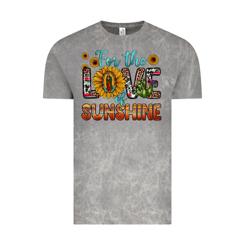 For The Love Of Sunshine Sunflower Our Lady Of Guadalupe Vintage Tee by JahusDesignShop | Teevron