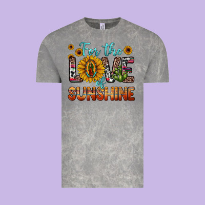 For The Love Of Sunshine Sunflower Our Lady Of Guadalupe Vintage Tee Designed By Jahusdesignshop