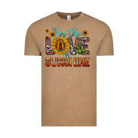 Vintage Coffee for the love of sunshine sunflower our lady of guadalupe Vintage Tee - JahusDesignShop