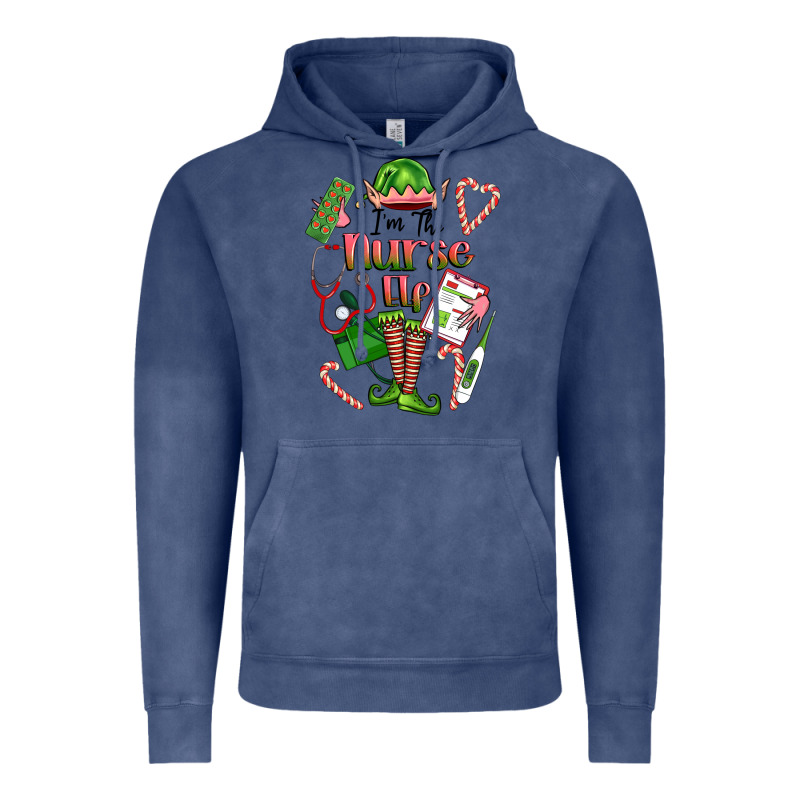 Im The Nurse Elf Vintage Hoodie by FaDigitalArtStudio | Teevron