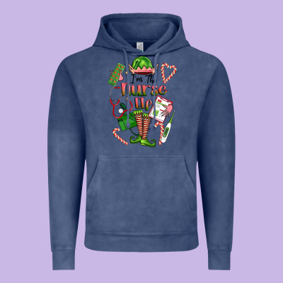 Im The Nurse Elf Vintage Hoodie Designed By Fadigitalartstudio
