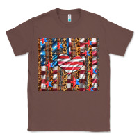 Chestnut western usa flag heart and stars tumbler Classic Tee - Artiststas