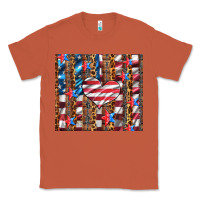 Copper western usa flag heart and stars tumbler Classic Tee - Artiststas
