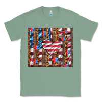 Sage western usa flag heart and stars tumbler Classic Tee - Artiststas