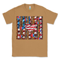 Toasted Coconut western usa flag heart and stars tumbler Classic Tee - Artiststas