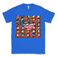 True Royal western usa flag heart and stars tumbler Classic Tee - Artiststas